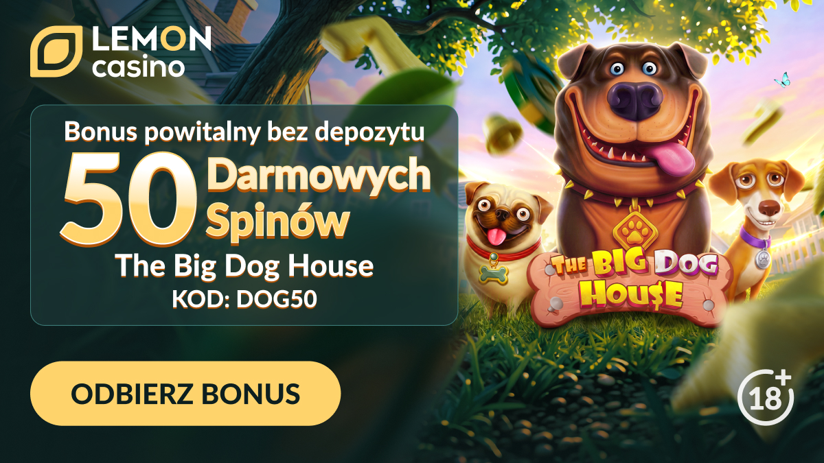 Bonus powitalny bez depozytu 50 darmowych spinów